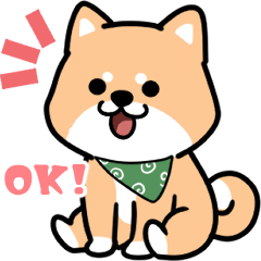 cute kawaii shibadog