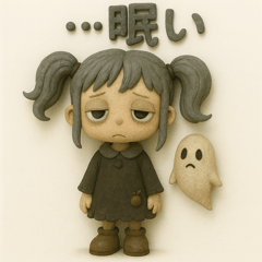 Sleepy Luna & Her Little Ghost