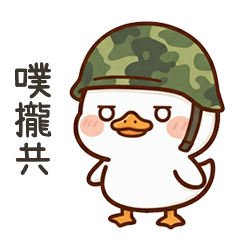 白色的鴨噗攏共