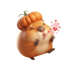 南瓜水豚君浪漫時刻