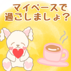 The thoughtful droopy-eared rabbit