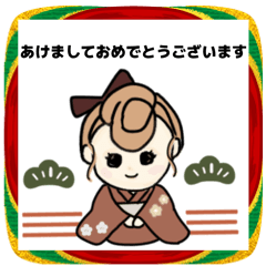 くるくるちゃん　新年あいさつ