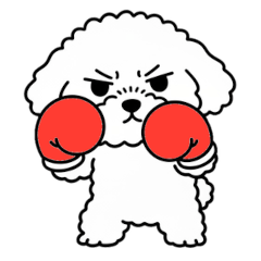 Beloved Bichon Frise Sticker