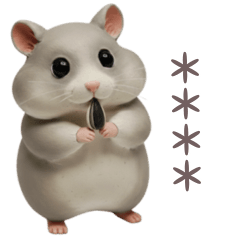 コロコロハムスターの日常カスタムスタンプ