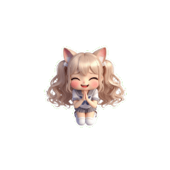 貓耳少女撒嬌求助中