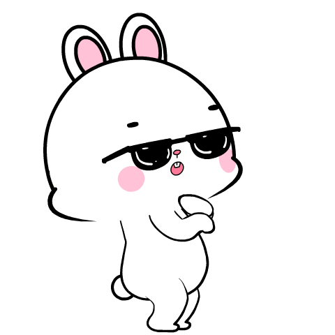 Lovely Rabbit 25 : Pop-up stickers