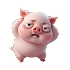 Yay Awesome! Chubby Pink Pig Dancing