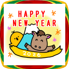 年末年始とお正月に使える黄色いトリ