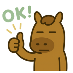Yuru-Horse Daily Stickers