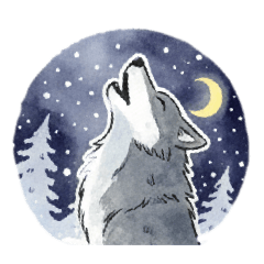 A Trio of Kind Wolves