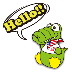 Alex's speech bubble English stamp