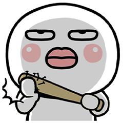 Deadpan Round Face Popup