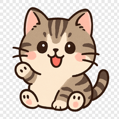 Chubby American Shorthair Daily Stickers