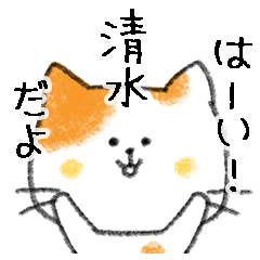 Name Series/cat: Sticker for Shimizu