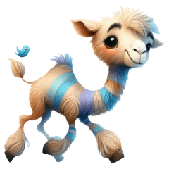 Rainbow-striped Camel (English)