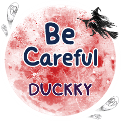 DUCKKY Be careful One word e