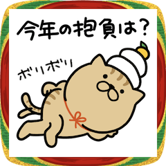 つかいやすいねこです。今年の抱負は？