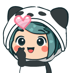 Koko Panda New : Pop-up stickers