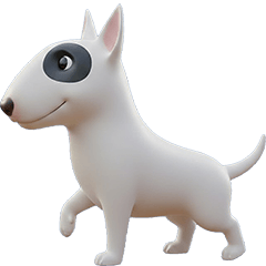 "Bull Terrier" dog #2