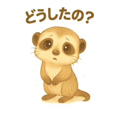 Caring Meerkat Stickers