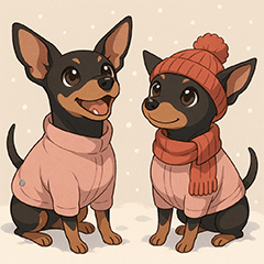 mini-pin winter holiday