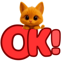 MUGI  The Fluffy Kitten Stickers