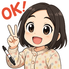 Anime Style! Energetic Daily Stickers