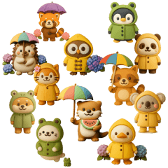 紙粘土動物のこどもの日イベント01