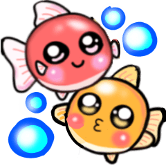 ぷっくり金魚ちゃん【ゆるかわ】