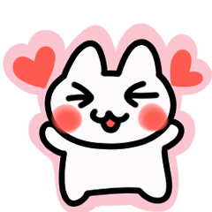 Moving Cute cat stickers