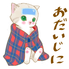 冬の毎日☆冬猫スタンプ