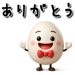 Funny Egg Man 1 Caring Stickers