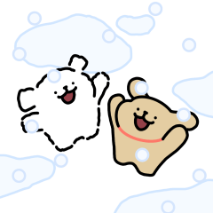 わんこカップル冬の物語