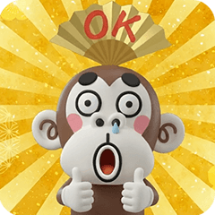Funny Monkey Winter 3D