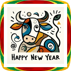 Happy New Year, 2026, Horse 254