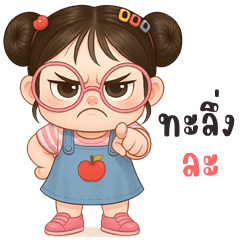 ต้นหลิว คิ้วเกิร์ล (บิ๊กสติกเกอร์)