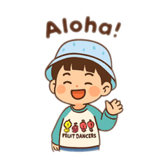 ゆるカワ男の子スタンプ