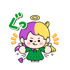 デビル天使（自立系）のスタンプ