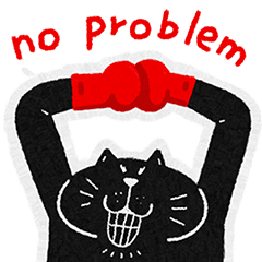 Meow-Meow_Boxing Black Cat