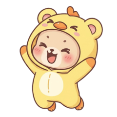 小雞熊寶貝的可愛時刻