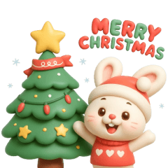 กระต่ายน้อย อวยพรปีใหม่