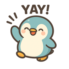 ゆるかわペンギン "ぷるペン" 日常スタンプ