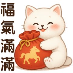 可愛白貓**實用短語