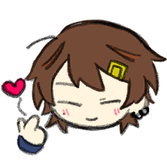 Original character greeting stickers