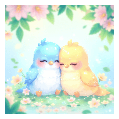 Fantasy World Cute Bird