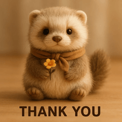 Cute Ferret Daily Messages