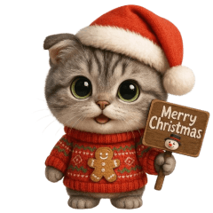 แมวเทาน่ารัก ฤดูหนาวมาแล้ว