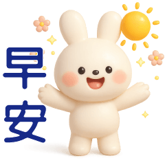 可愛白兔日常**實用貼