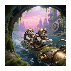 スチームパンクの海底探検✨️Steampunk