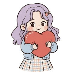 活潑的紫髮女孩 (NT)